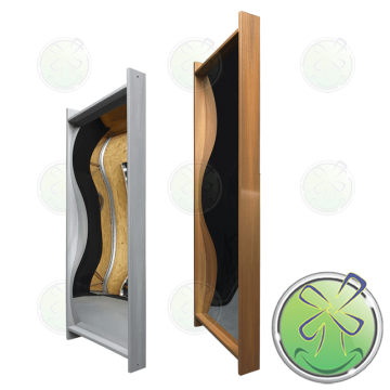 Espejo risa apto exterior gris expresso