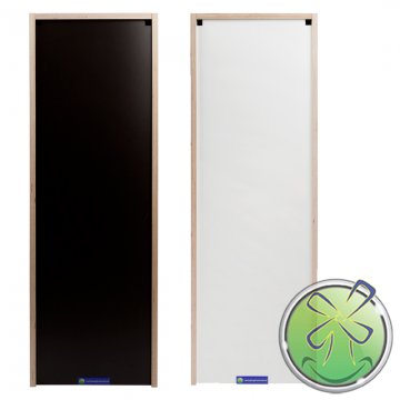 Espejos sonrientes 120x40cm abedul trasero