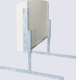 Juego de soportes rectos. ZINC