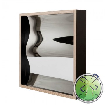 Espejo riendo 50x50cm cóncavo negro convexo cóncavo 45gr